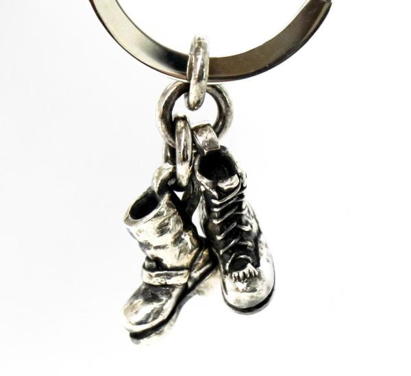 VASSER(バッサー) Biker Boot Cracker Key Chain Silver(バイカーブーツクラッカーキーチェーンシルバー)