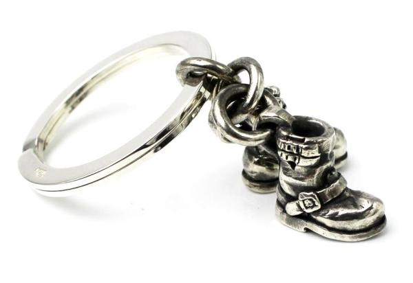 VASSER(バッサー) Biker Boot Cracker Key Chain Silver(バイカーブーツクラッカーキーチェーンシルバー)